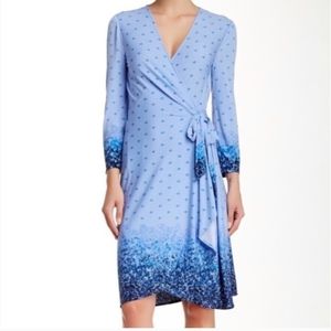 BCBG Maxazria Wrap Perwinkle dress